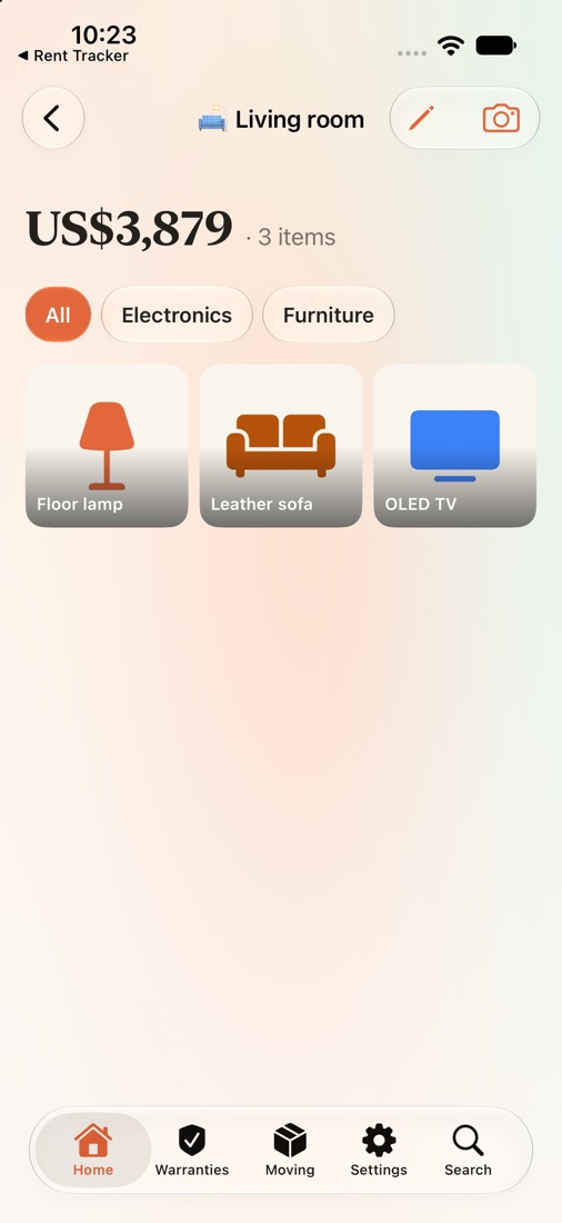 Home Inventory screenshot 2