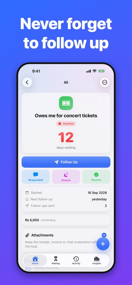 WaitingOn screenshot 3